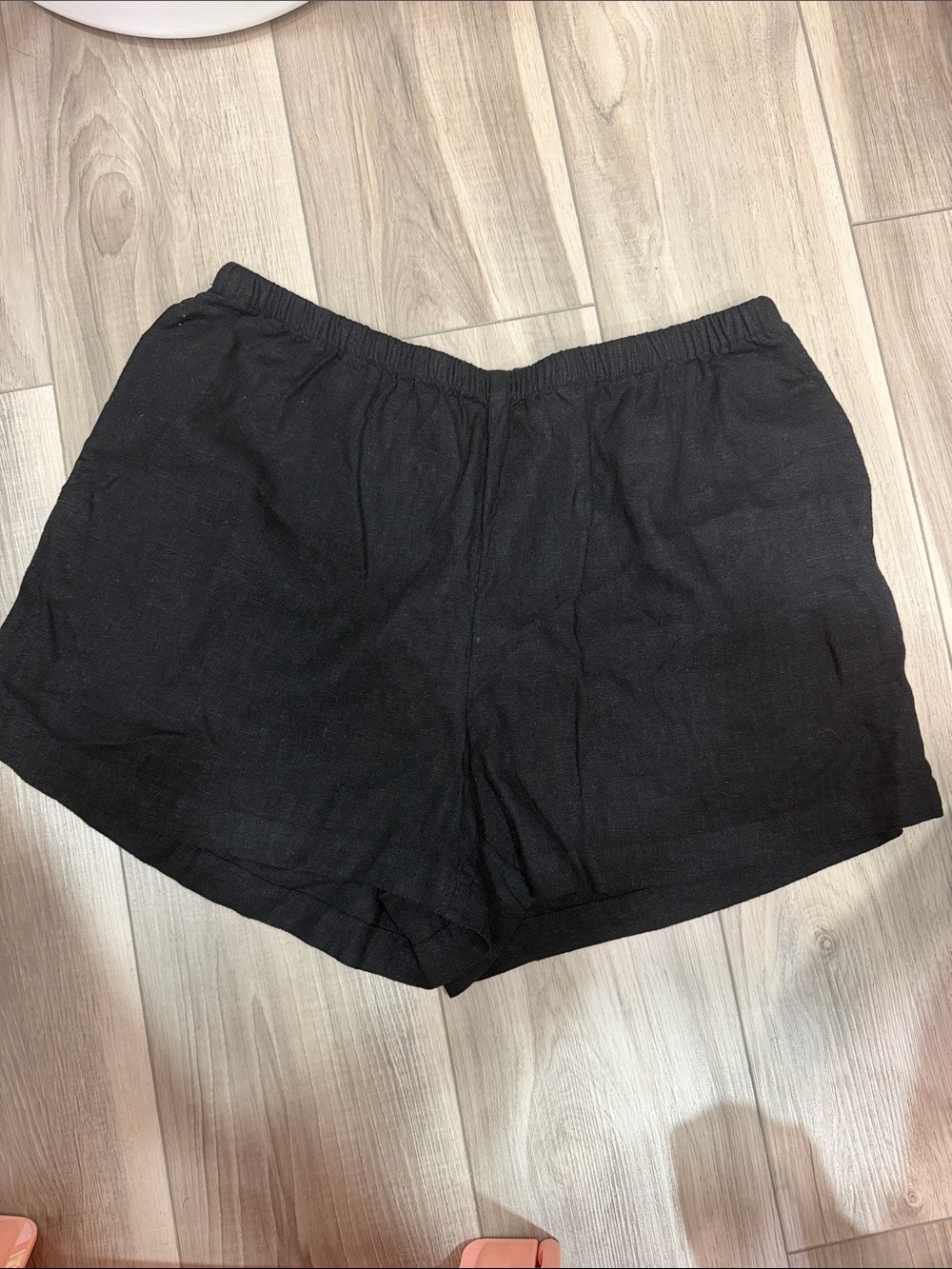 Target Black High-Waist Elastic-Waist Women's Shorts